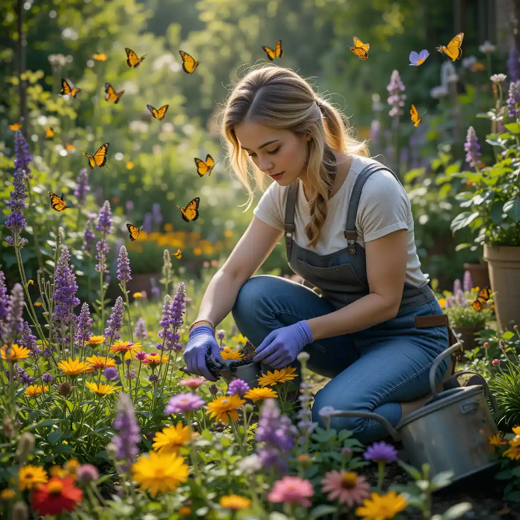 Planting a butterfly garden