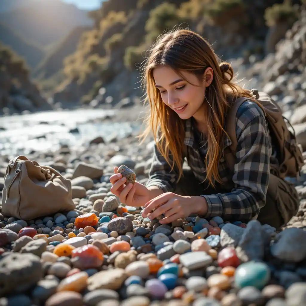 Rock collecting