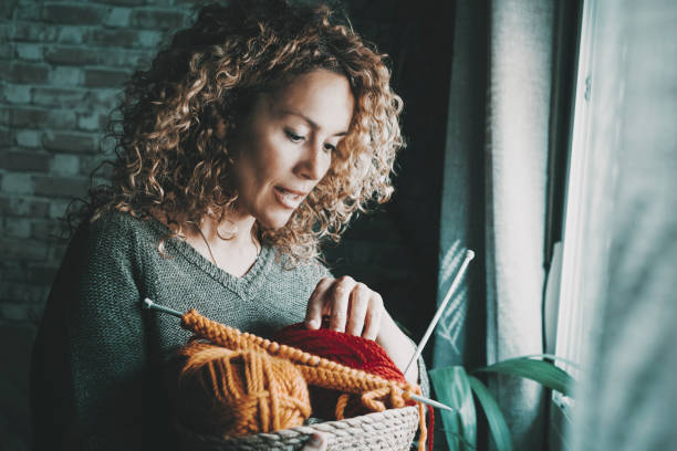 Knitting and crochet – elegant hobbies for classy women to create stylish and cozy handmade pieces.
