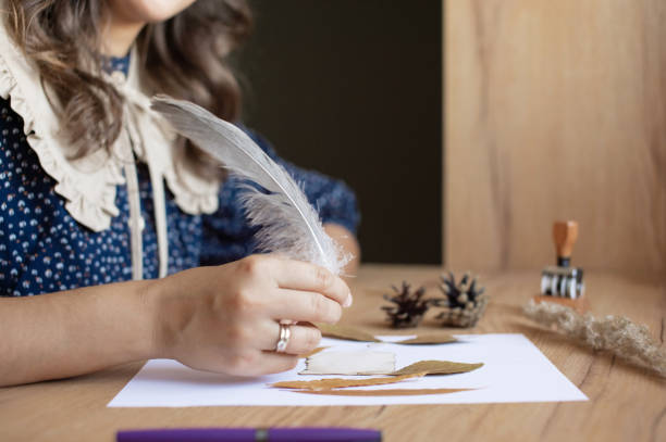 Calligraphy – a refined hobby for classy women to master the art of elegant handwriting.