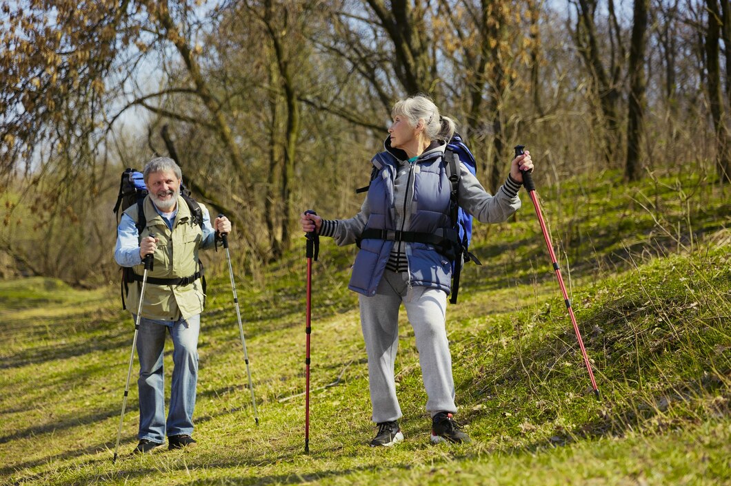 Hiking and walking