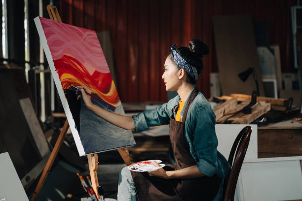 Painting and drawing – creative hobbies for classy women to express elegance and artistry.