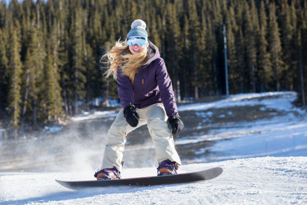 Snowboarding – an adventurous and stylish hobby for classy women to enjoy thrill and winter sports.