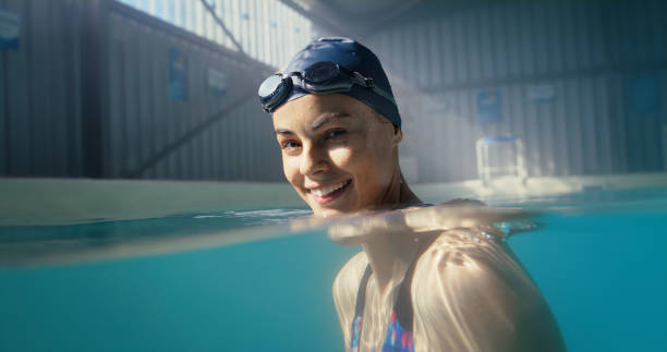 Swimming – a refreshing and graceful hobby for classy women to stay fit and relaxed in the water.