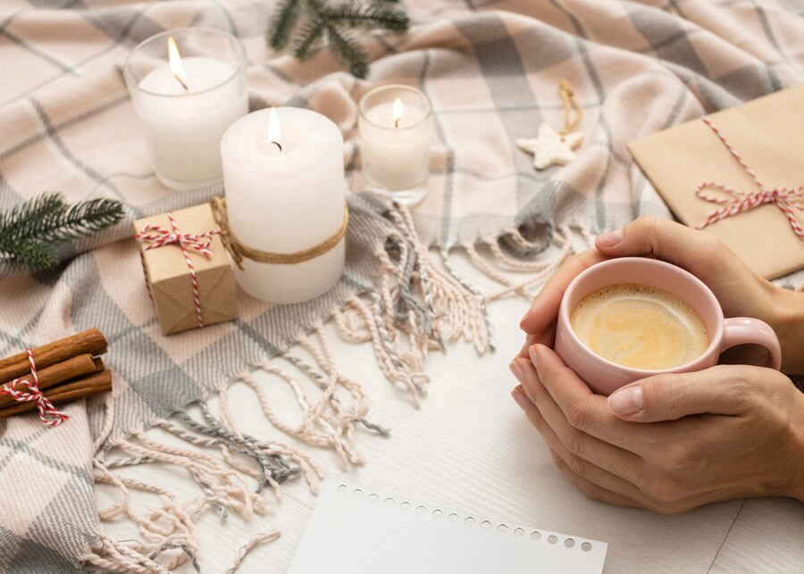 relaxing winter hobbies for women – candle making for a cozy and aromatic home ambiance.