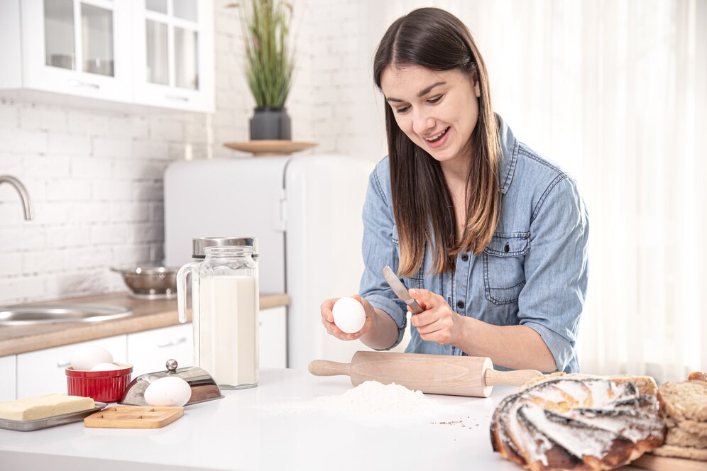 "Cooking or Baking – a great hobby for women to explore creativity in the kitchen, try new recipes, and enjoy delicious homemade treats."