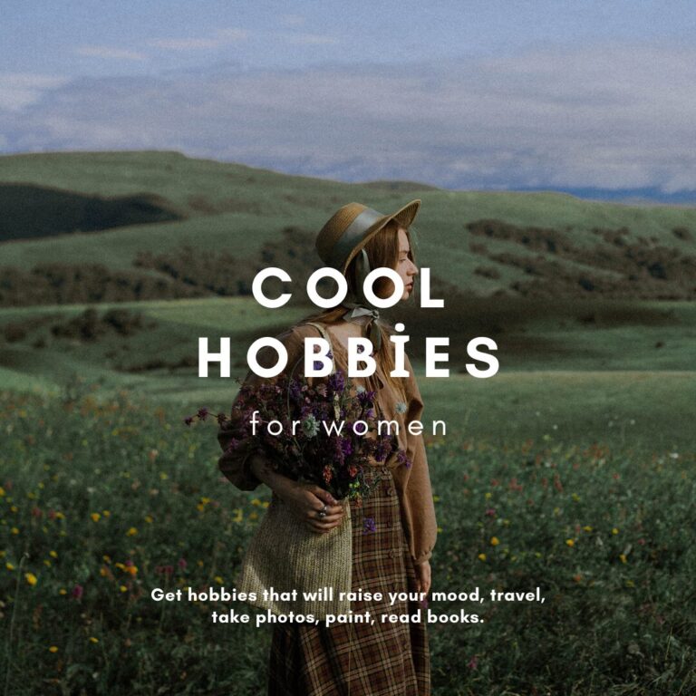 "Women participating in cool hobbies for women like hiking and gardening, enjoying adventure, learning, and community bonding."