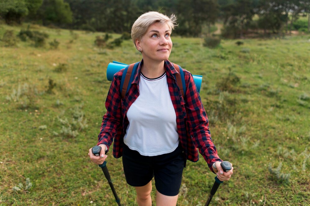 "Running or hiking – great hobbies for women to stay active, explore nature, and boost fitness."