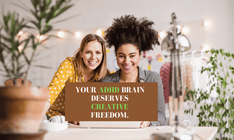 Woman over 40 painting at home as a creative outlet for ADHD management