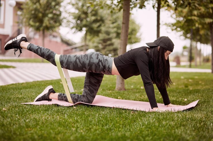 Woman performing a total-body circuit workout to improve toning and endurance – part of workout routines for women over 40