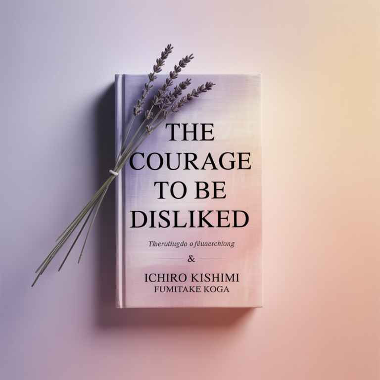 The Courage to Be Disliked book by Ichiro Kishimi and Fumitake Koga - essential reading for creative women seeking freedom from perfectionism and fear of judgment