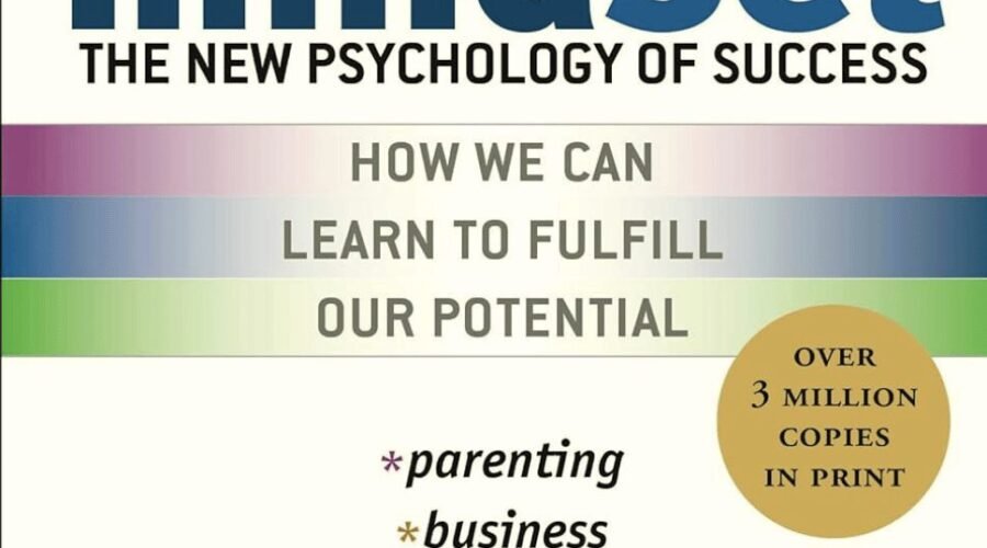 Book cover of Carol Dweck’s Mindset — inspiring growth mindset and personal development