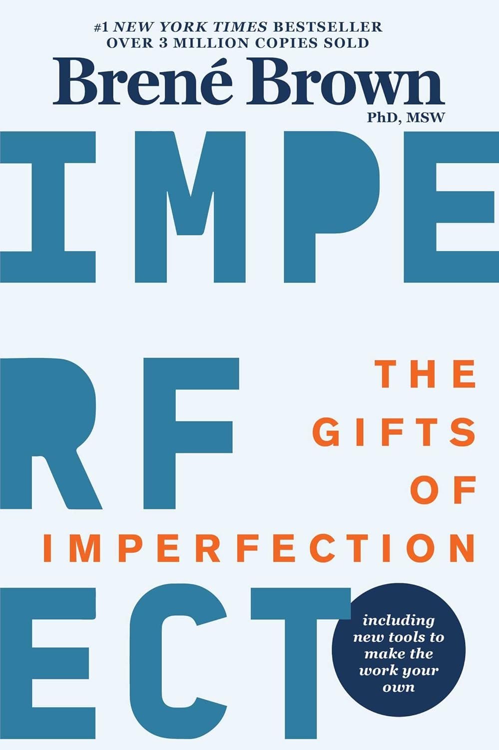 The Gifts of Imperfection book by Brené Brown — empowering self-help guide about authenticity, courage, and self-acceptance.