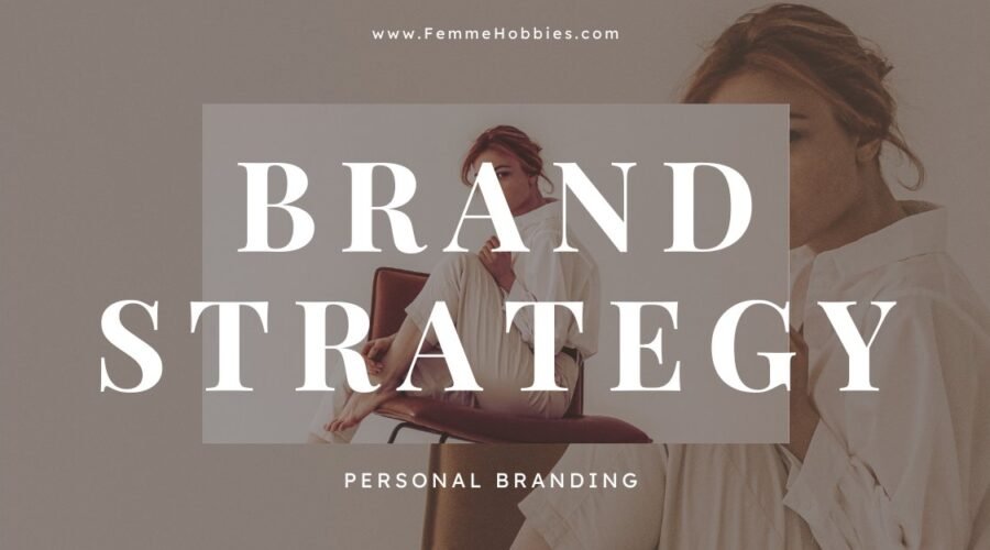 Personal branding strategy visual showing a confident professional woman representing brand identity and influence